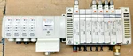 Smc Manifold Assembly Block EX200 With 8 Solenoid Valves, Used Guaranteed. Fixed Price $49.00.