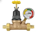3/4 In. Bronze Double Union Pex-b Water Pressure Regulator With Gauge. Fixed Price $65.00.