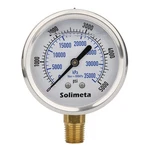1/2 Dial Size, Oil Filled Hydraulic Pressure Gauge, 5000PSI/KPA, 304 Stainle. Fixed Price $11.44.