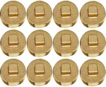 (12) Oatey 42370 2" 185 Brass Raised Head Cleanout Plugs. Fixed Price $107.97.