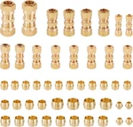 48 Pcs Dot Brass Compression Air Brake Nylon Tubing FITTINGS,1/4" 1/8" 3/8" 1/2". Fixed Price $42.15.