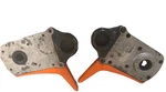 Hytorc Hydraulic Torque Wrenches Tool Adapters Set Of 2 Orange Silver. Fixed Price $2500.00.