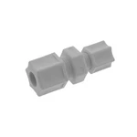 Jaco 15-8-6-P-PG Polypropylene Reducing Union 1/2" Od Tube X 3/8". Fixed Price $19.75.