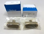 Lot Of (2) Deltrol 10001-25 C20B Check Valves 1/4". Fixed Price $24.99.