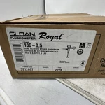 Sloan Royal, Model 186-0.5, 3912697, Chrome, Gpf, Dual Filtered Bypass. Fixed Price $145.00.