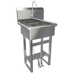 Sani-lav 524 Hand Sink, Floor, Faucet, 23INL, 20-1/2INW. Fixed Price $1674.99.