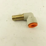 Smc 1/2" Brass Plug In Push To Connect Stem X Nylon Tube 90 Elbow. Fixed Price $5.87.