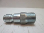 (20) Dyna-con P861 Male Plug 1/4" (npt) Pneumatic Hose Fitting Zinc Plated Steel. Fixed Price $40.00.