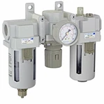 Pneumaticplus Air Filter Regulator Lubricator Combo 3/4" Npt 250 Psi SAU400-N06G. Fixed Price $193.99.