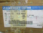 Ashcroft 451017A02B-400# Pressure Gauge 0-400 Psi Nsmp. Fixed Price $120.00.