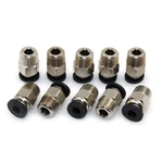 Biqu PC4-M10 Male Straight Pneumatic Pefe Tube Push For E3D-V6 Fitting Connector. Fixed Price $9.69.