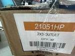 Case Of 30 Amerimax 21051 Metallic Aluminum C-style Downspout Outlet. Fixed Price $38.44.