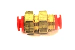 Smc KQ2E07-00A Brass Push-to-connect Bulkhead Union Fitting 1/4"-1/4". Fixed Price $6.95.
