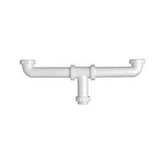 Keeney 222W Center Outlet, Continuous Waste, Slip Joint/direct Connect, 16" F.s.. Fixed Price $10.00.
