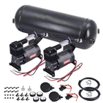 Cnraqr 3 Gallon Tank+air Compressor,. Fixed Price $263.49.