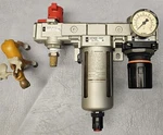 Smc NAF4000-N04D + NVHS4500-N04-X116 NAR4000-N04 Filter Regulator. Fixed Price $150.24.