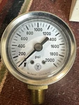 Mcdaniel Control Gauge 0-2000PSI 1/4 Npt Spain. Fixed Price $24.99.