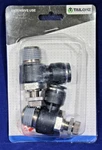 Pack Of Tailonz Pneumatic Sl 1/2-N4 Push To Connect Air Line Fitting Flow. Fixed Price $8.00.
