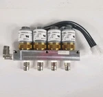 Tested Kip Norgren 1X2460 4-STATION Solenoid Valve Manifold 24VDC 7W 5/32. Fixed Price $149.00.