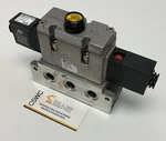 Automatic Valve 407B43S3S3 Solenoid W/ A6880-120 Base Manifold. Fixed Price $177.30.