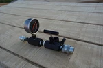 Spx Power Team Gauge Assembly With 9575 Valve And Couplers 9040. Fixed Price $275.00.