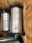 Fabco-air MP6X2X4 Multi-power Pneumatic Cylinder 6" Bore Industrial Actuator. Fixed Price $300.00.