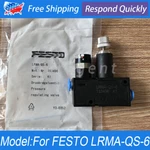 New LRMA-QS-6 153496 For Festo Pneumatic Pressure Regulator. Fixed Price $30.00.