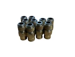 (10-PK) Norgren Pneumatic Male Adapter 5/16" Tube Od X 1/4" Npt Thread 124250528. Fixed Price $13.60.