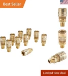 716 1/4" Male Npt Style Industrial Air Fitting Quick Connect Coupler - Box .... Fixed Price $59.19.