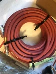 New Continental Contitech 1/4", 50' Air Hose, W/ Qc Fittings, Usa Made. Fixed Price $49.00.