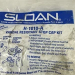 Sloan 3308791 H-1010-A Vandal Resistant Stop Cap Kit New. Fixed Price $18.45.