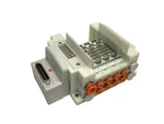 Smc SS5Y5-10F1-04DS-N7-NA Pneumatic Solenoid Manifold, 4-STATION. Fixed Price $113.99.