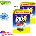 2 Pack Rid-x Septic Treatment, 5 Month Supply Of Powder 49 (total 98 Oz). Fixed Price $48.85.