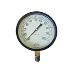 Vintage Marsh Instrument Company 5", 1/2" Npt Pressure Gauge 0-100 Psi. Fixed Price $85.00.