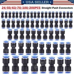 50/100PCS Quick Straight Push Connector Air Line Hose Pneumatic Fittings. Fixed Price $59.98.