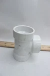 Nibco Tee Pipe Fitting With Plug White Pvc 1-1/2" 4811-14V. Fixed Price $16.17.