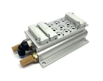 Festo CPE14-PRS-3/8-6 Pneumatic Manifold Block, 6-VALVE Positions 3/8" 543834. Fixed Price $57.59.