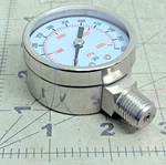 2 Dial 0-600 Psi Stainless Steel Dual Scale Pressure Gauge 1/4 Npt B4S3. Fixed Price $17.50.