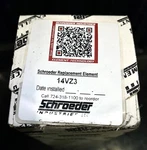 Millennium ZX-14VZ3 Hydraulic Filter, Replaces Schroeder 14VZ3, Pressure. Fixed Price $105.00.