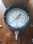 Marsh PG-73 Pressure Gauge 0-160 Psi 4 Inch Display, New Old Stock, Safecase. Fixed Price $30.00.