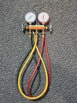 Ritchie Yellow Jacket Test And Charging Manifold Gauges R12 R22 R502. Fixed Price $49.00.