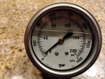 Marshalltown Liquid Filled Pressure Gauge 0-200 Psi, 0-1400 Kpa, 1/2 In Dia. Fixed Price $12.50.