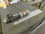 Norgren FU106-A-2A-S1-2.5 Ps Pneumatic Clamp Valve Mounted To Aluminum Plate. Fixed Price $175.00.