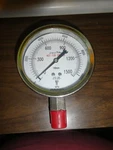 Marsh W4314BA 1/4" Dial 0-1500 Psi/kpa Pressure Gauge Liquid Filled Not For Ox. Fixed Price $24.95.