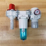 Smc Pneumatic Assembly AF60-F10-6-A Air Filter, AR60-F10-B Regulator, VHS50-F10B. Fixed Price $82.12.