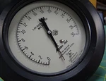 *missing Window* Marsh Instrument Co. 1/2" Master Test Gauge 30PSI 1/4 Npt Lbm. Fixed Price $30.00.