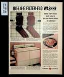 1956 General Electric Filter-flo Washer Lint Fuzz Sock Vintage Print Ad 36597. Fixed Price $9.97.