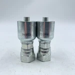 2 Pack Parker 10643-8-6 Hydraulic Fitting Jic Hose Crimp X Threaded. Fixed Price $13.95.