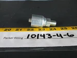 Genuine Parker Hydraulic Fitting 10143-4-6 Connector Hose Free Shipping. Fixed Price $9.99.