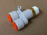Smc KQ2U13-37S One Touch Union "y" 1/2" Od X Npt Push Connect Air Lab. Fixed Price $9.99.